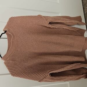 Women's Camel Knit Sweater